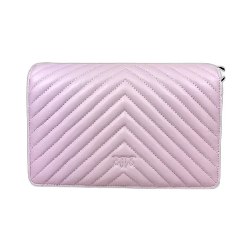 Pinko Classic Click V-Quilted Shoulder Bag