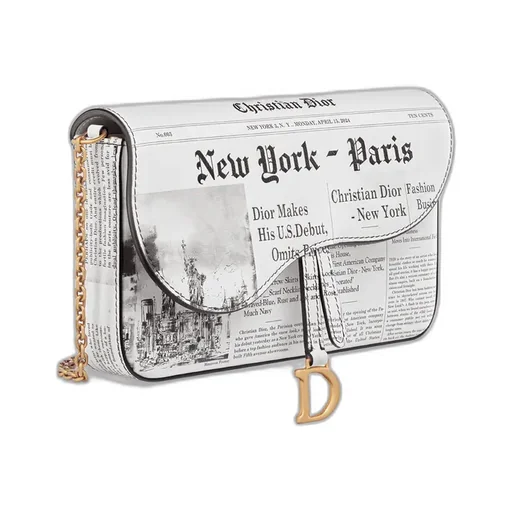 Medium Saddle Pouch With Chain