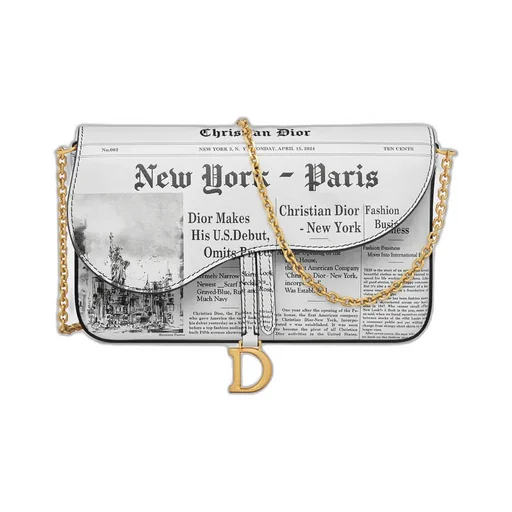 Medium Saddle Pouch With Chain