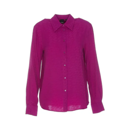 Pinko Logo Jacquard Buttoned Shirt