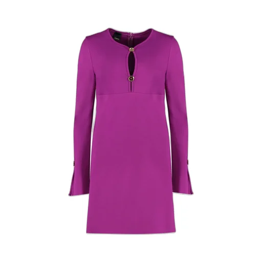 Pinko Cut-Out Detailed Long-Sleeved Dress