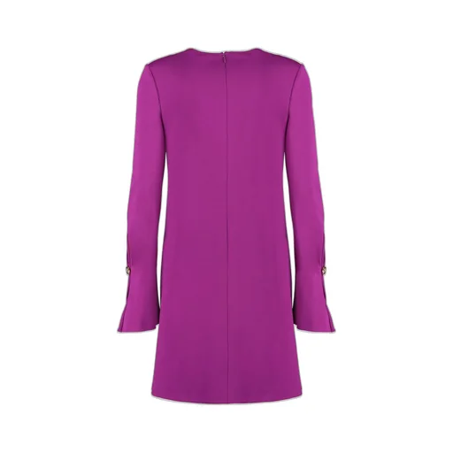 Pinko Cut-Out Detailed Long-Sleeved Dress