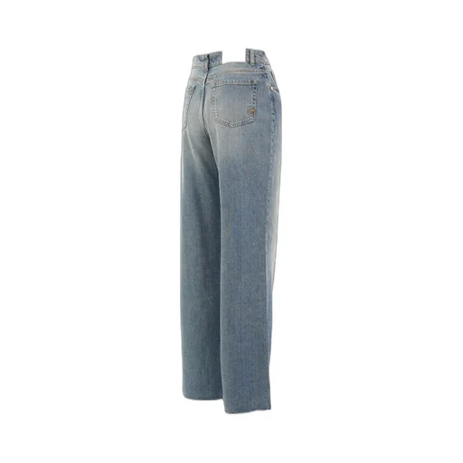 Pinko Logo Patch Straight Leg Jeans