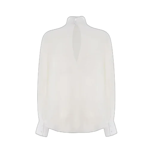 Pinko High Neck Georgette Blouse