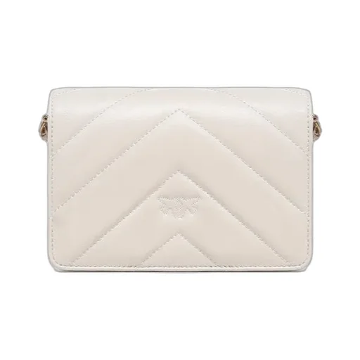 Pinko Love Click Logo-Engraved Mini Crossbody Bag