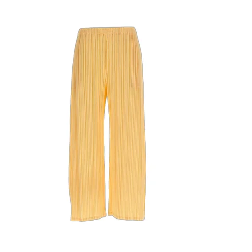 Pleats Please Issey Miyake Elasticated Waistband Pleated Trousers