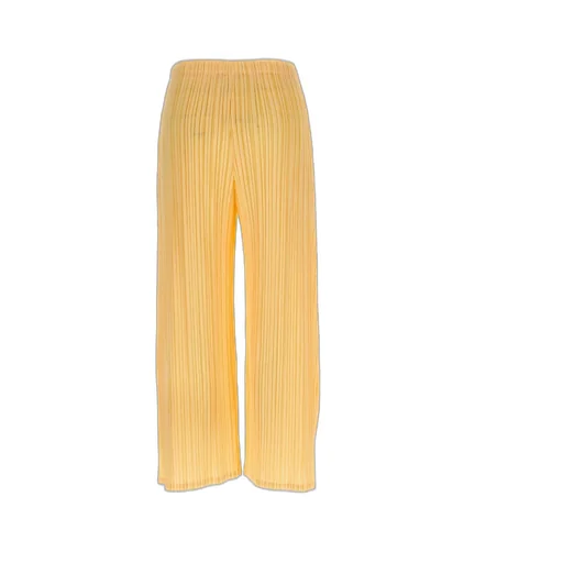 Pleats Please Issey Miyake Elasticated Waistband Pleated Trousers