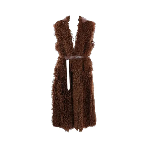 Plan C Reversible Shearling Vest