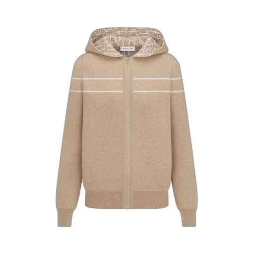 Reversible Zipped Cardigan With Hood