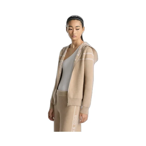 Reversible Zipped Cardigan With Hood