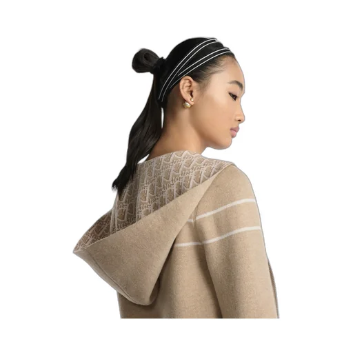Reversible Zipped Cardigan With Hood