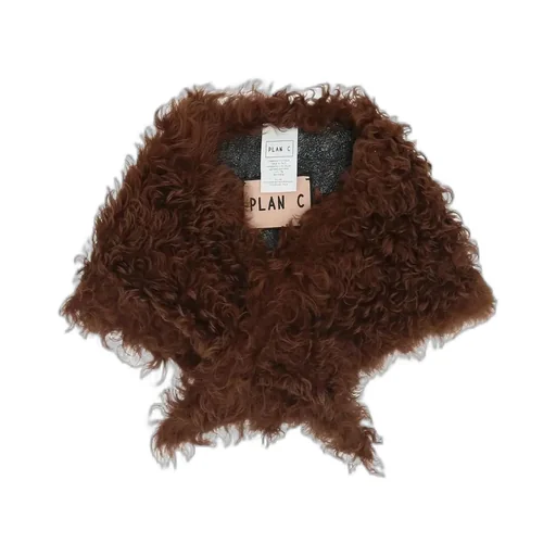 Plan C Shearling Stole Scarf