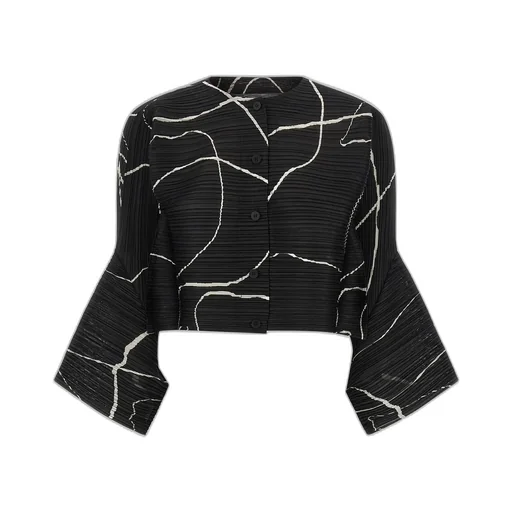Pleats Please Issey Miyake Pause Cardigan