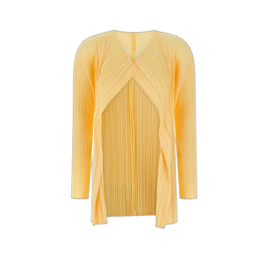 Pleats Please Issey Miyake Mellow Pleats Coat