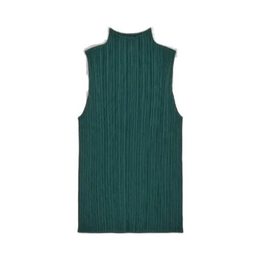 Pleats Please Issey Miyake Sleeveless Pleated Shirt