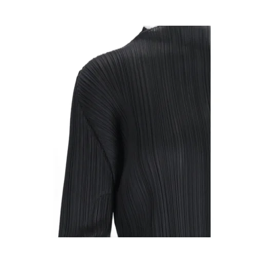Pleats Please Issey Miyake Pleated Side Slit Midi Dress