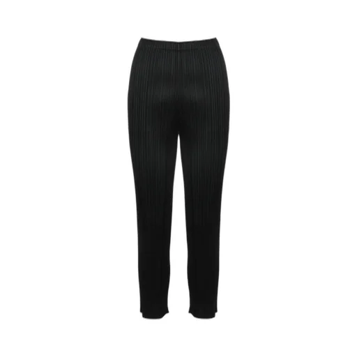 Pleats Please Issey Miyake Pleated Cropped Trousers