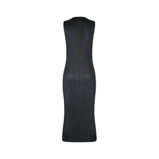 Pleats Please Issey Miyake Sleeveless Crewneck Dress