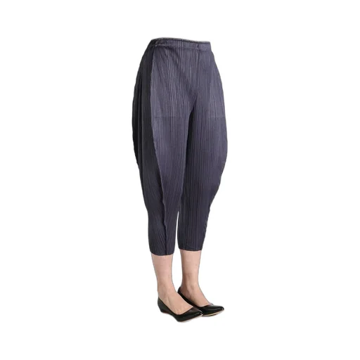 Pleats Please Issey Miyake Lantern Tapered Leg Trousers