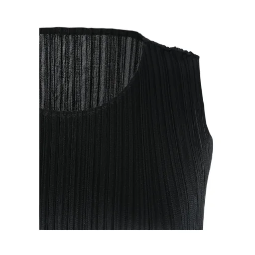 Pleats Please Issey Miyake Sleeveless Crewneck Dress