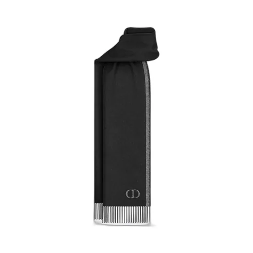 Double-Sided Cd Icon Scarf