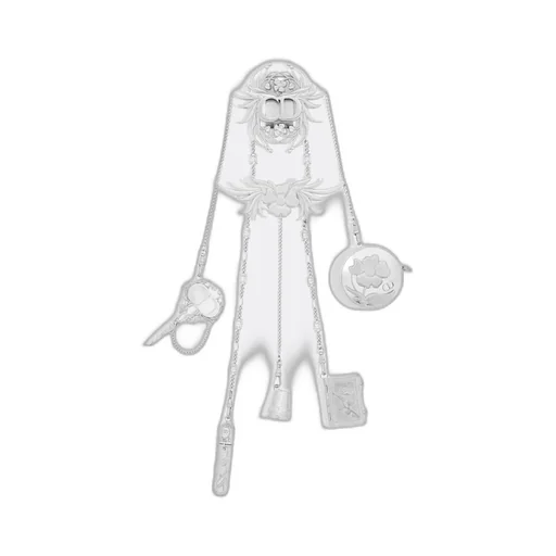 Cd Icon Chatelaine Belt Clasp