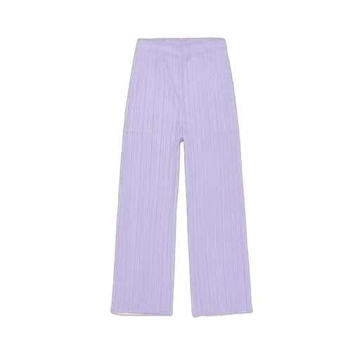 Pleats Please Issey Miyake Pleated Straight Leg Pants