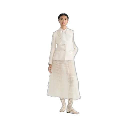 Mid-Length Ruffled Skirt