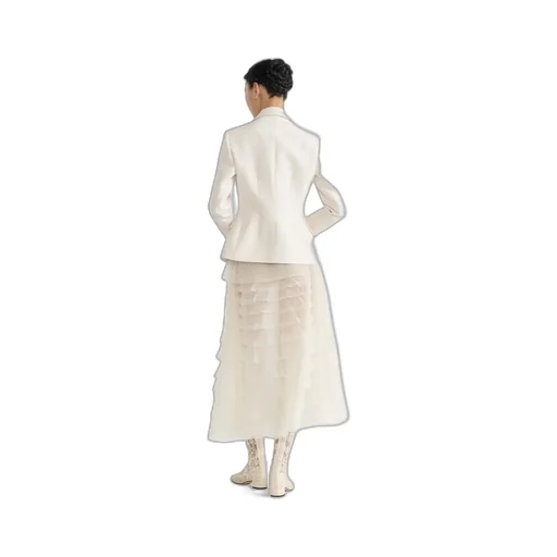 Mid-Length Ruffled Skirt