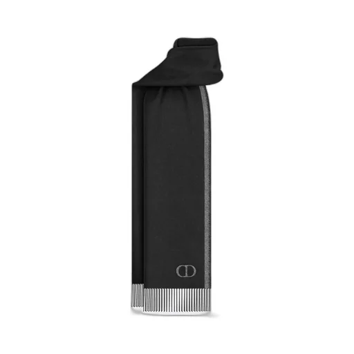 Double-Sided Cd Icon Scarf
