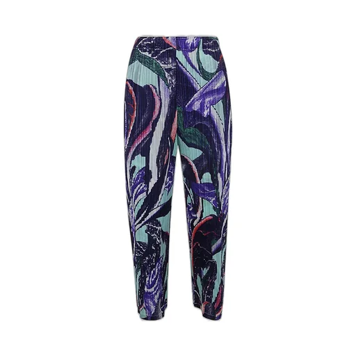 Pleats Please Issey Miyake Tardivo Cropped Pleated Trousers