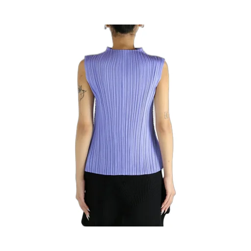 Pleats Please Issey Miyake Pleated Sleeveless Top