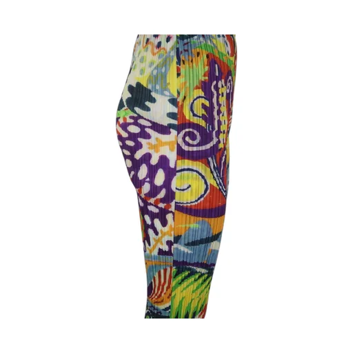 Pleats Please Issey Miyake Snowrunner Taper Leg Pleated Trousers