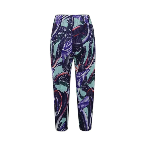 Pleats Please Issey Miyake Tardivo Cropped Pleated Trousers