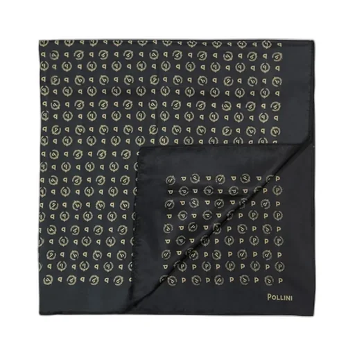 Pollini Heritage Logo Printed Scarf