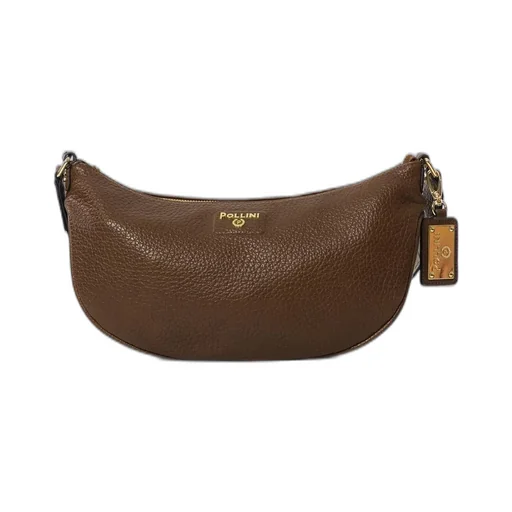 Pollini Logo-Lettering Zipped Crossbody Bag