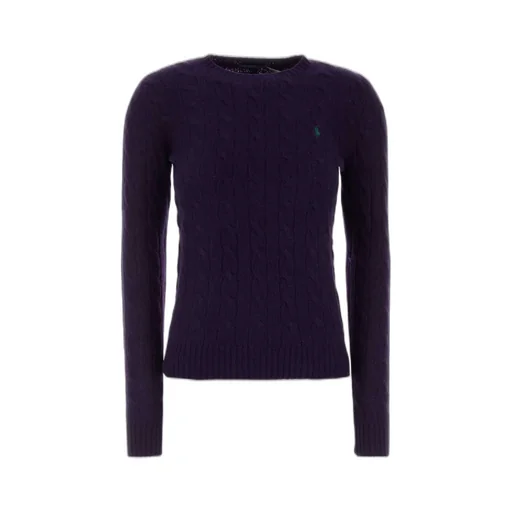 Polo Ralph Lauren Logo Embroidered Cable-Knitted Jumper