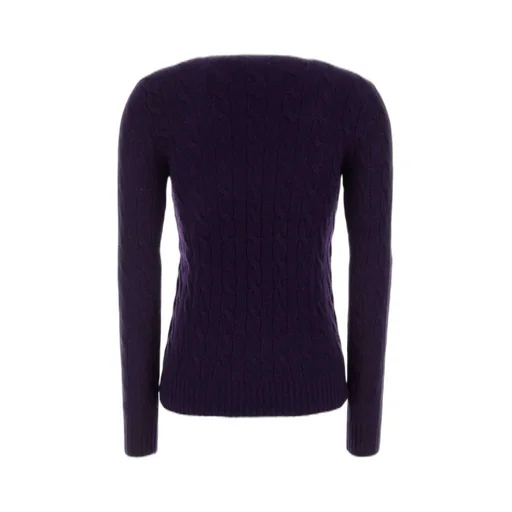 Polo Ralph Lauren Logo Embroidered Cable-Knitted Jumper
