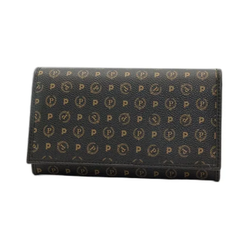 Pollini Monogram Printed Folded Wallet