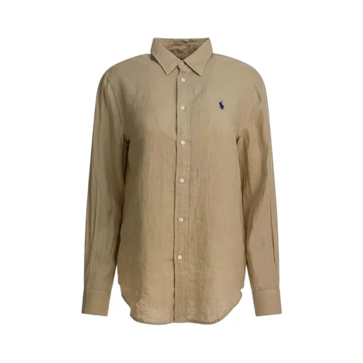 Polo Ralph Lauren Logo Embroidered Curved Hem Shirt
