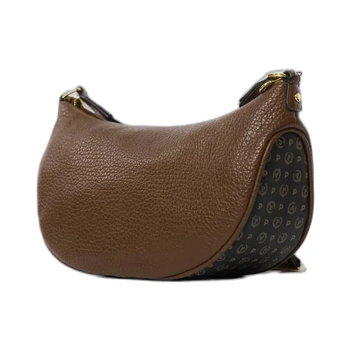 Pollini Logo-Lettering Zipped Crossbody Bag