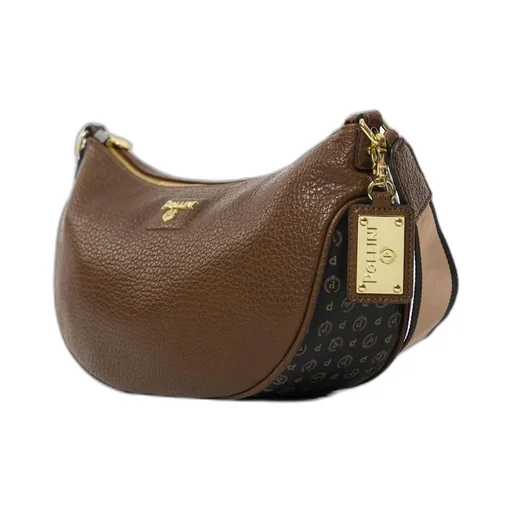 Pollini Logo-Lettering Zipped Crossbody Bag