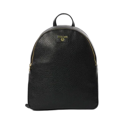 Pollini Logo-Lettering Zipped Backpack