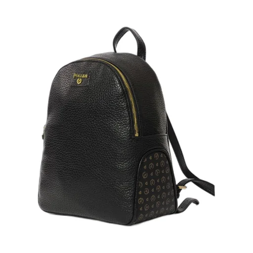 Pollini Logo-Lettering Zipped Backpack