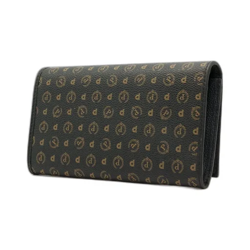 Pollini Monogram Printed Folded Wallet