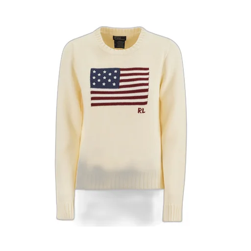 Polo Ralph Lauren Flag Intarsia Crewneck Jumper