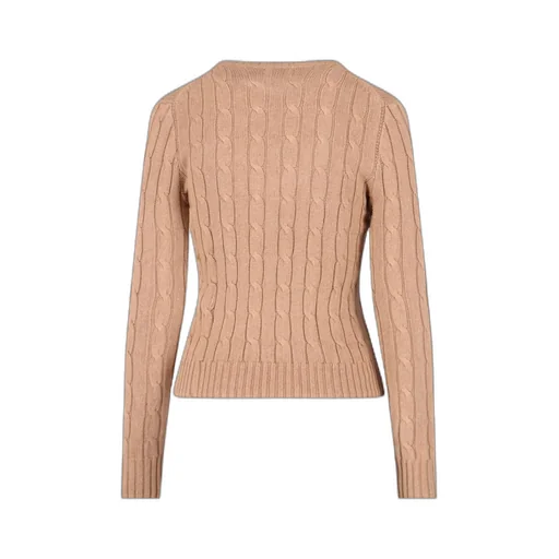 Polo Ralph Lauren Logo Embroidered Cable-Knit Jumper