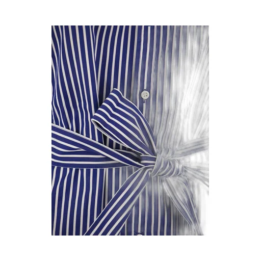 Polo Ralph Lauren Striped Belted Buttoned Shirt Dress
