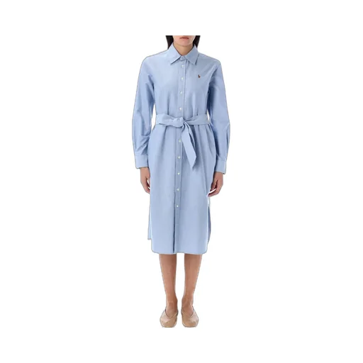 Polo Ralph Lauren Belted Oxford Shirtdress