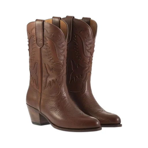 Polo Ralph Lauren Decorative Stitch Cowboy Boots